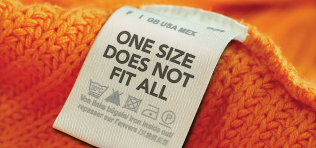 one size does not fit ll